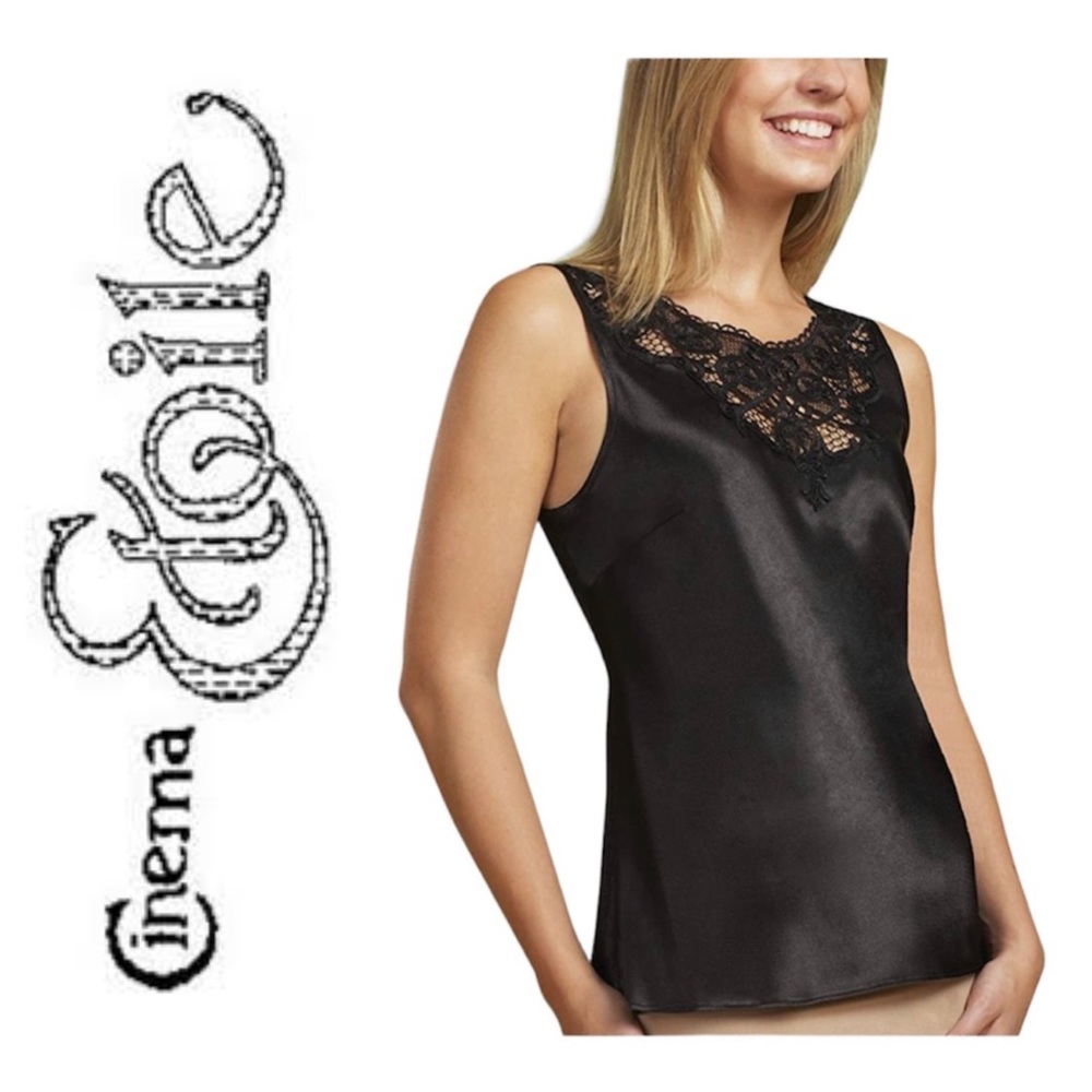 Black Lace Tank Top/Camisole